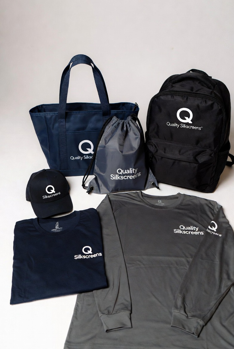 Custom bags, backpack, tees and hat